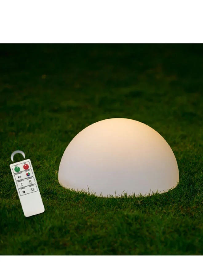 سيرين مصباح نصف كروي LED مزخرف بريموت كنترول أبيض 35 سم PBB-3519