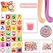 WUJYLY Slime Kit with 54 PackValentines Mini Butter Slime NonSticky and Super Soft for Girls 1012 Fruit Slime Party Favors Kids Birthday Gift DIY Putty Toy Boys - Image 4