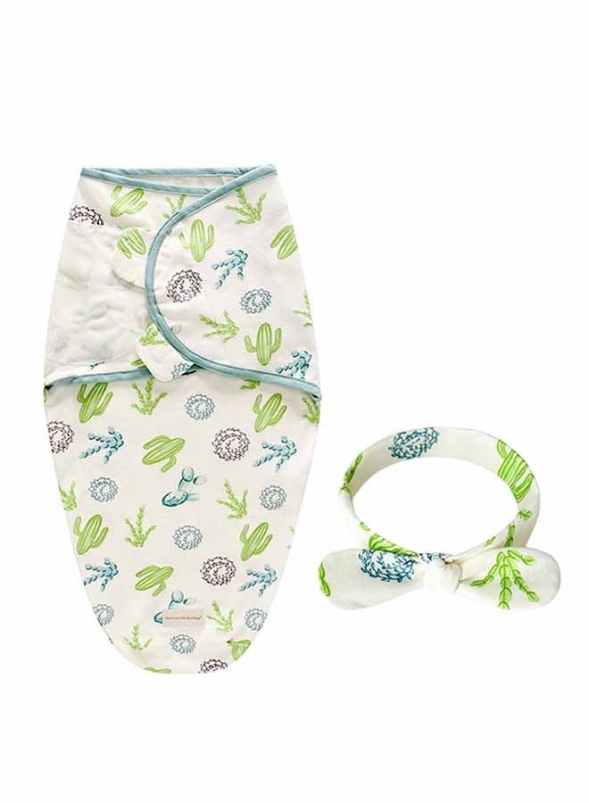 نيبمينينت Comfortable Soft Baby Swaddling With Hairband
