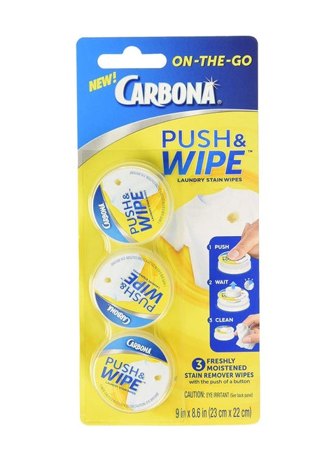 Carbona Push & Wipe Pack of 3