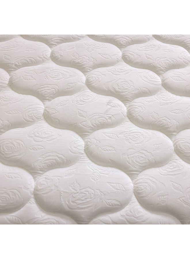 DANUBE HOME Latex Pillow Top Pocket Spring Mattress | Medium Firm Feel | King Bed Mattress | Spine Balance For Pressure Relief | 180x200 cm | Thickness 30cm-White - Image 5