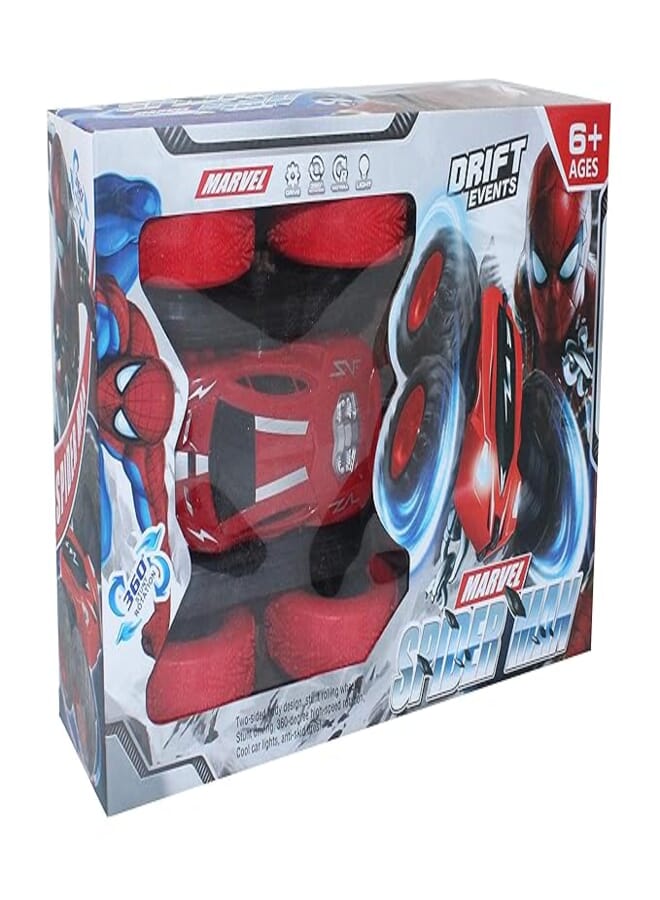 MARVEL Spiderman Car with Remote Control - Red and Black