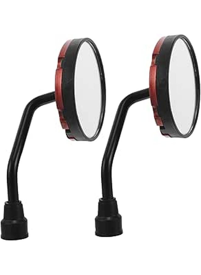 Universal Motorcycle Rear View Side Mirrors Flexible Angle Compact Design - Image 1