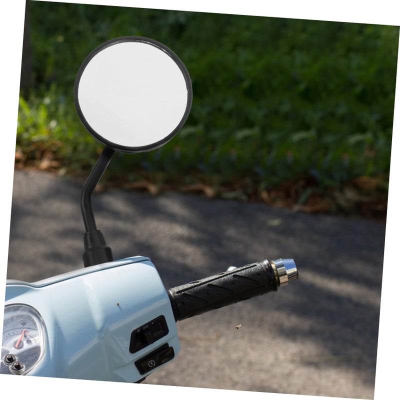 Universal Motorcycle Rear View Side Mirrors Flexible Angle Compact Design - Image 5