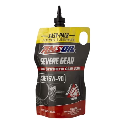 AMSOIL زيت أمسويل SVGPK 100% صناعي ضغط شديد (EP) لزيت التروس الشديد، عبوة سهلة (75W-90) - Image 5