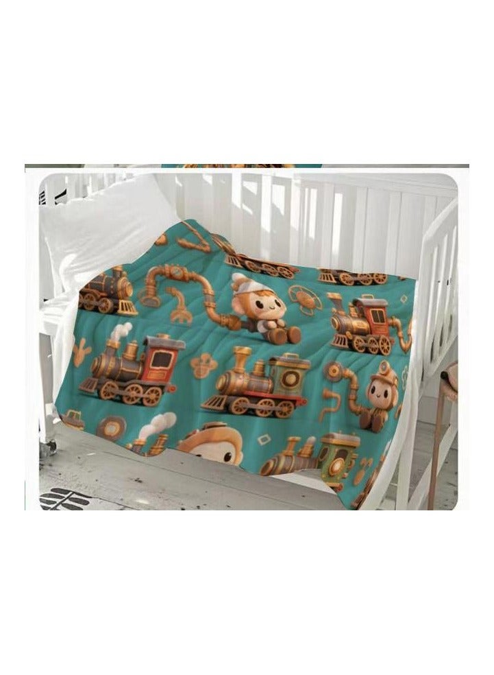 general Flannel thin blanket (warm and comfortable, suitable for sleep, gaming, dust removal and sandproof) 150cm*200cm - 953 - Image 3