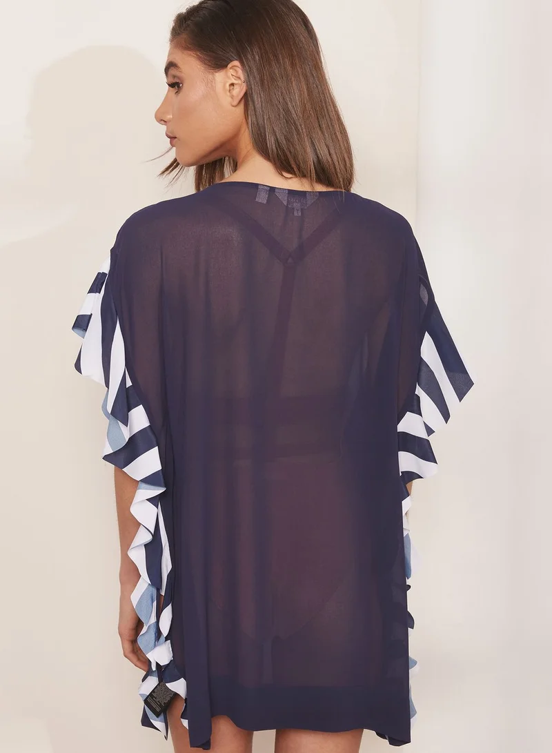 Ted Baker Ruffle Detail Beach Cover Up
