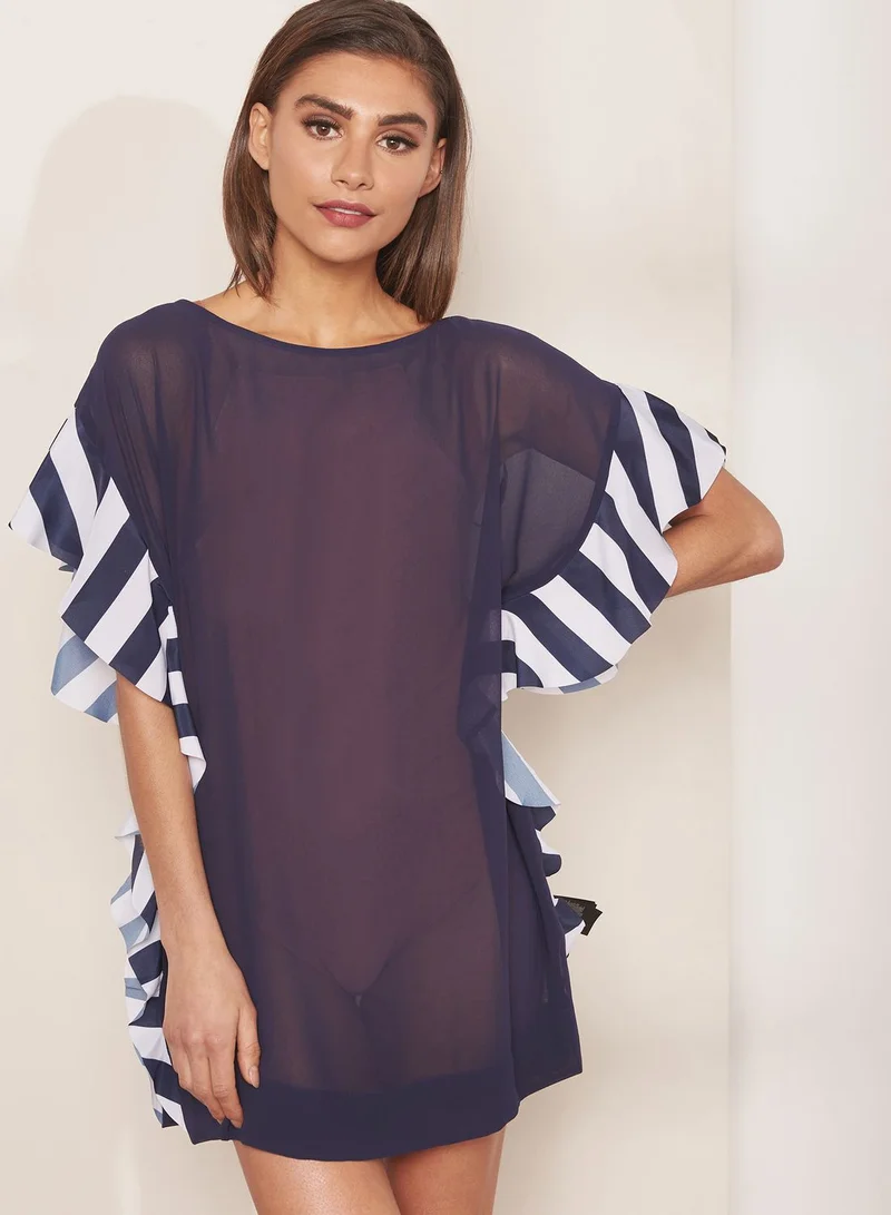 Ted Baker Ruffle Detail Beach Cover Up