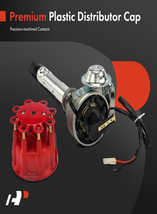 A-Premium Ignition Distributor with Cap and Rotor Compatible with Chevrolet Chevy Small Block/Big Block SBC/BBC 283 305 307 327 350 396 400 427 454 (Except 348 and 409) - Image 4