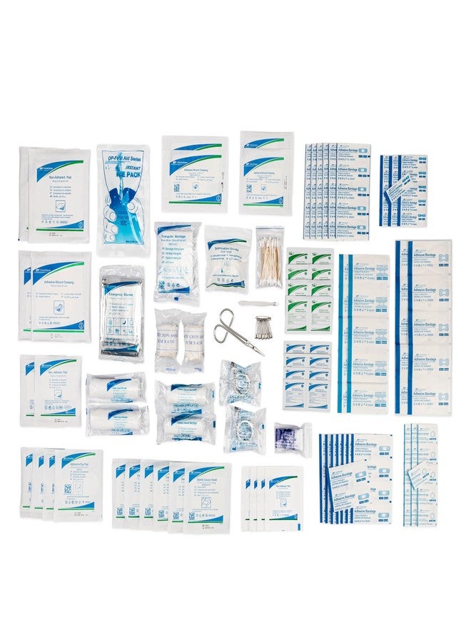 MedSoft First Aid Kit Refill - 200 Piece - Extra Replacement Supplies for First Aid Kits, Loose Packed Restock Supply Pack - Image 1