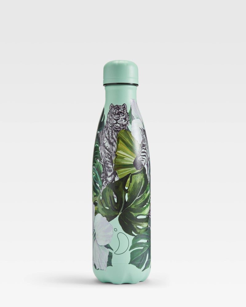 Chilly's | Water Bottle | Tropical | 500ml | Wild Monstera - Image 1