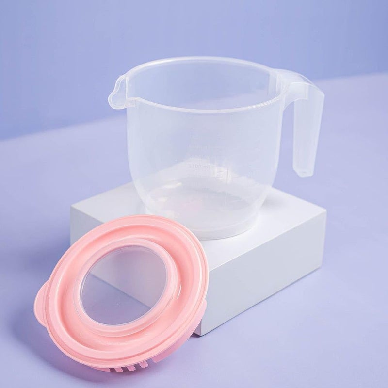 PP5 Plastic Mixing Bowl Jug with Handle and Lid, 2.2L Kitchen Measuring Container for Baking, Cooking, Mixing and Meal Prep - Image 4