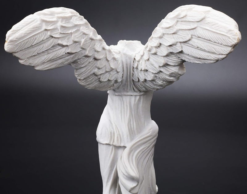 O2O Integrated practical design Greek Statue Decor Victory Goddess Greek Art Statues for Home Decor Living Room Office Ornaments Roman Louvre Winged Victory Statue Resin Sculpture Decorations Gulf mainstream practical design - Image 4