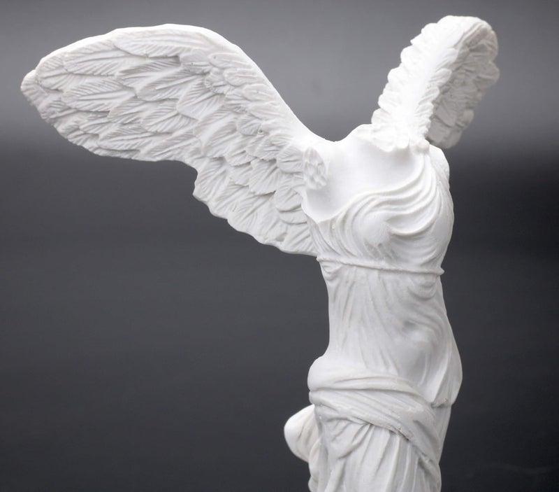 O2O Integrated practical design Greek Statue Decor Victory Goddess Greek Art Statues for Home Decor Living Room Office Ornaments Roman Louvre Winged Victory Statue Resin Sculpture Decorations Gulf mainstream practical design - Image 5