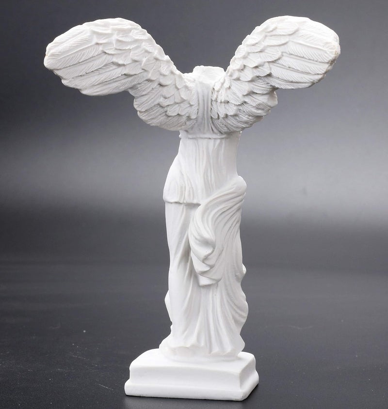 O2O Integrated practical design Greek Statue Decor Victory Goddess Greek Art Statues for Home Decor Living Room Office Ornaments Roman Louvre Winged Victory Statue Resin Sculpture Decorations Gulf mainstream practical design - Image 3