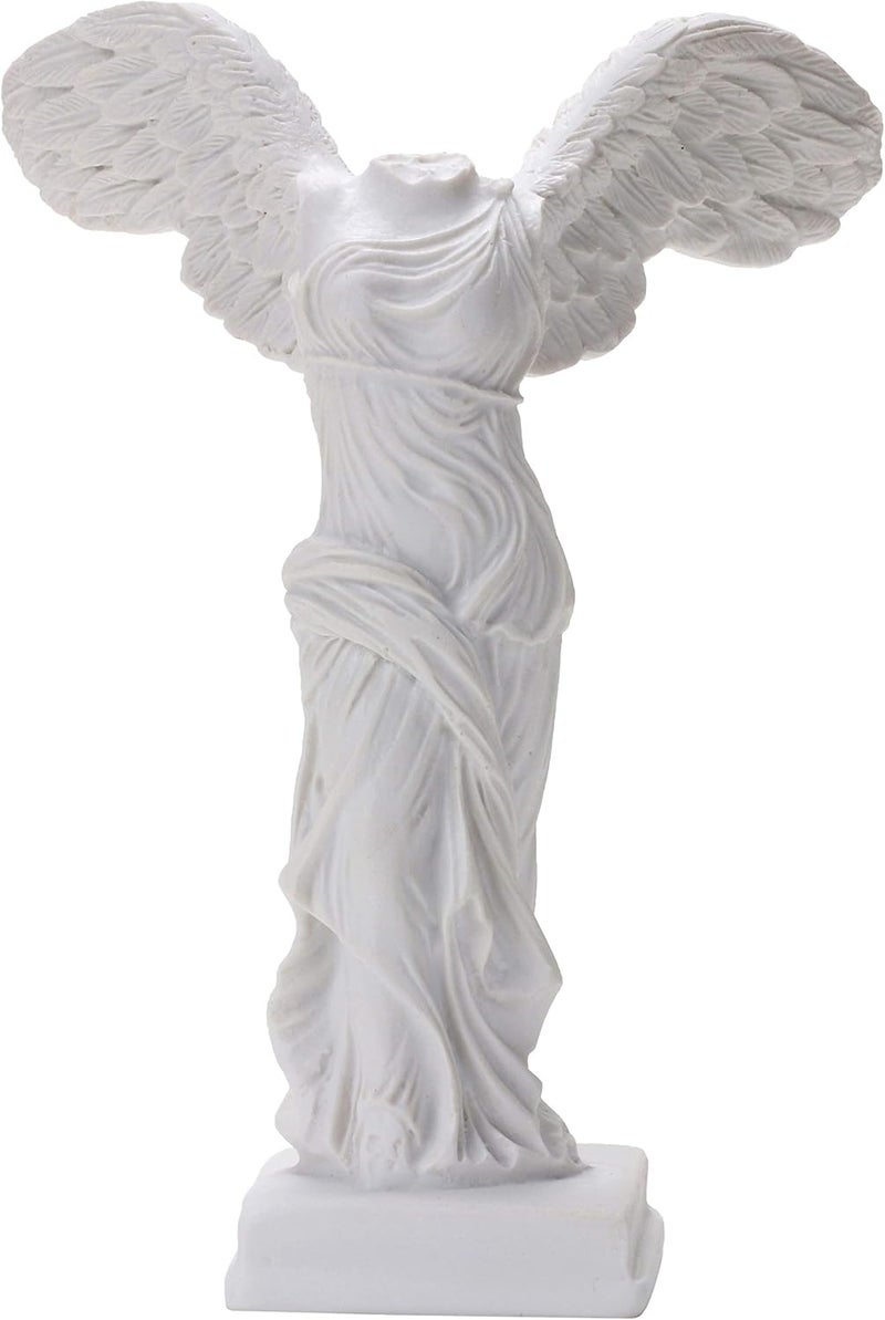 O2O Integrated practical design Greek Statue Decor Victory Goddess Greek Art Statues for Home Decor Living Room Office Ornaments Roman Louvre Winged Victory Statue Resin Sculpture Decorations Gulf mainstream practical design - Image 1