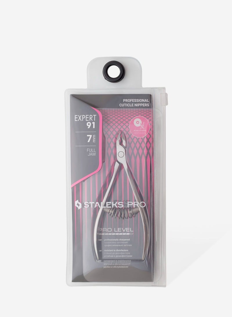 STALEKS PRO Professional Cuticle Nippers - EXPERT 91 | 7 mm - Image 4