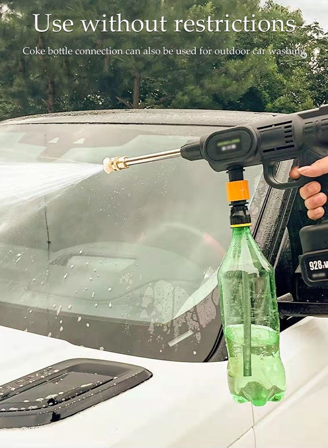 DUNISO High Pressure Washer, Powerful Car Floor Washing Pump, Portable Cordless Electric High Pressure Washer with 5-meter Hose and Mechanical Storage Box, for Cleaning Bikes, Motorcycles, Cars, Floors, Driveways and Gardens - Image 5