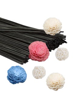 106 Piece Rattan Diffuser Stick Set, Reed Diffuser Sticks,Essential Oil Aroma Diffuser Replacement Sticks - For Home, Office and Bedroom Aromatherapy Fragrance Diffuser Sticks
