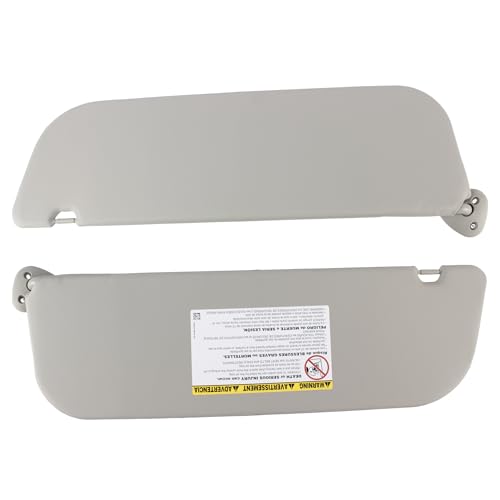 PEVAST Replacement Sun Visor Fit for Ford E150/E250/E350 2009-2014, Sun Visor Replacement, OEM: 9C2Z1504105AA-gray-left and Right (Left+Right) - Image 1