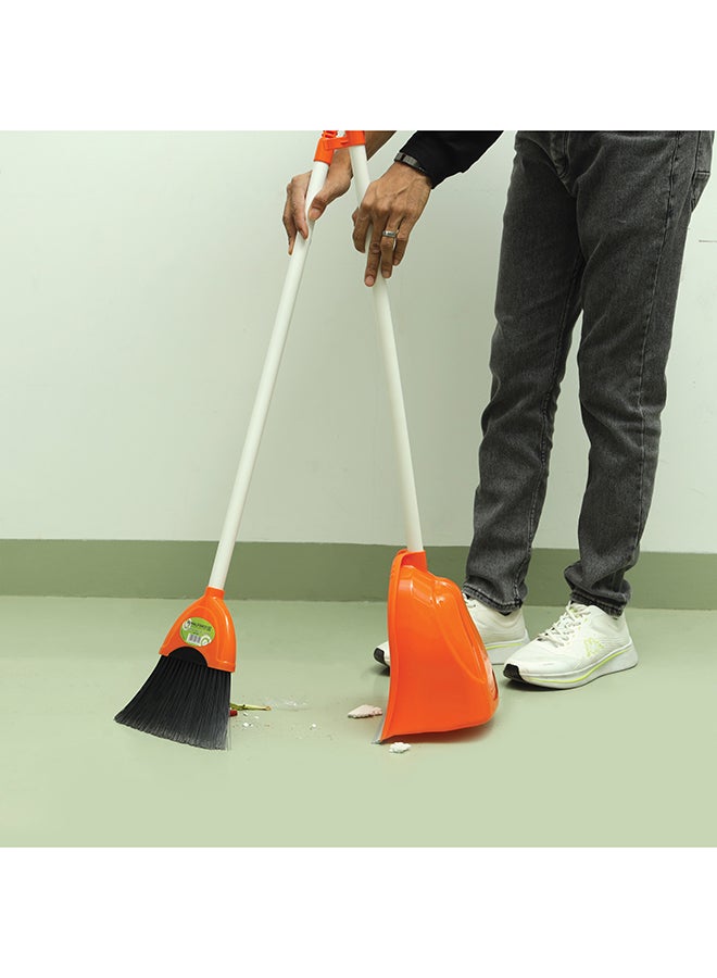 Royalford Royalbright Broom With Dustpan 27X25X110Cm Multicolor Assorted - Image 3