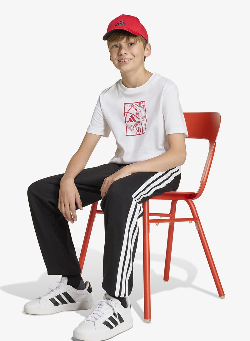 Adidas Youth Football Graphic T-Shirt - Image 5