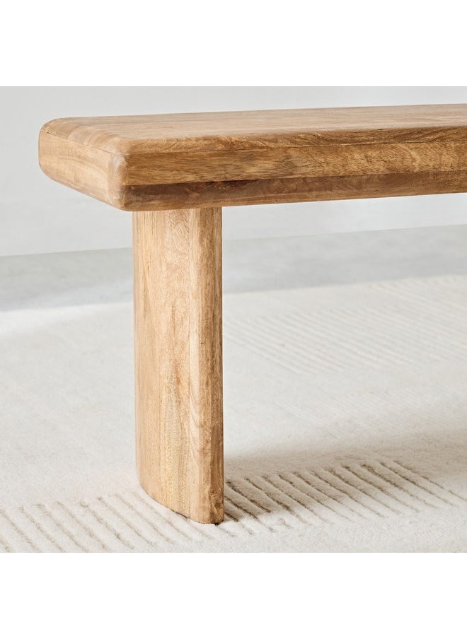 Home Box Clayton Solid Wood Bench 35 x 45 x 145 cm  - Image 5