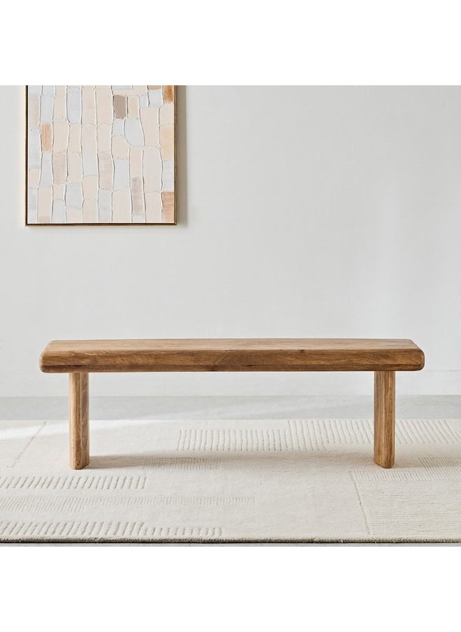 Home Box Clayton Solid Wood Bench 35 x 45 x 145 cm  - Image 3