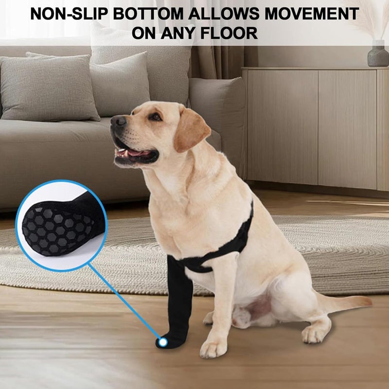 Dog Socks to Licking Paws with Anti-Slip Bottom Healings Boot & Paws Protectors Sleeve Shoes for Lickings Wound Sleeve Neoprene - Image 4