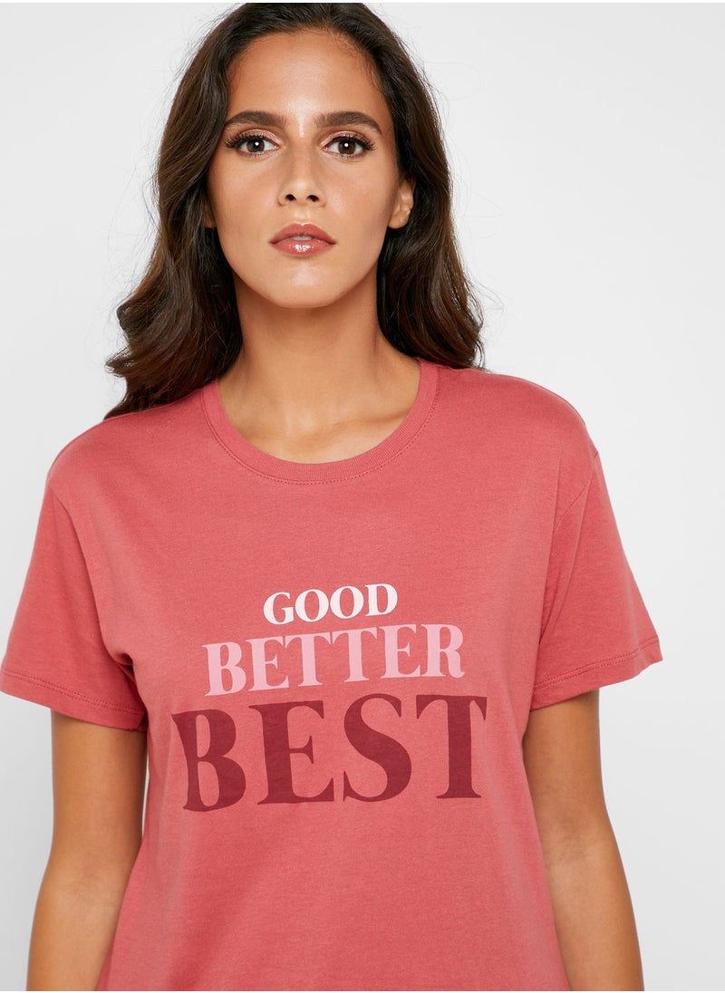 Cotton On Slogan T-Shirt  - Image 3