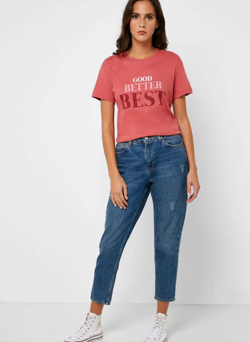 Cotton On  Slogan T-Shirt for Women | Best Price UAE