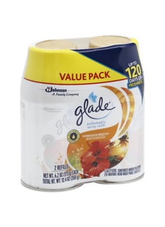 Glade Automatic Spray Refill  Air Freshener For Home And Bathroom  Hawaiian Breeze  6.2 Oz  2 Count  - Image 2