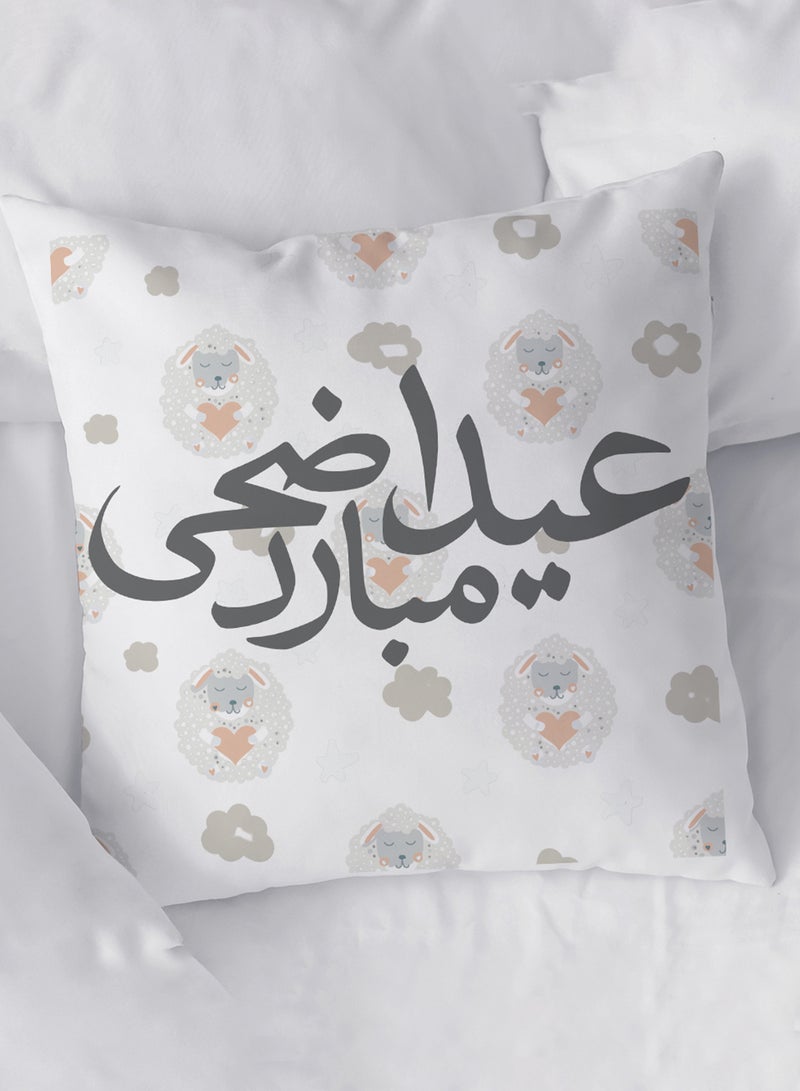 LOWHA Polyester Pillowcase Cushion Cover with Eid Adha Mubarak Design - Image 3