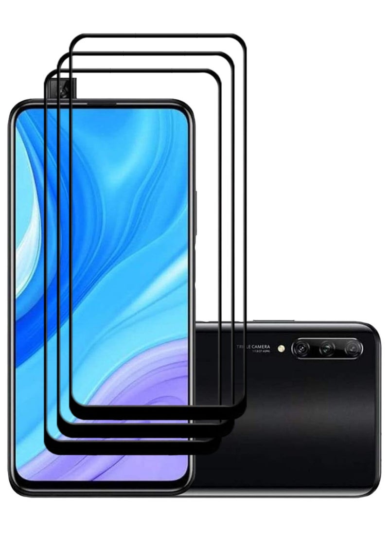 ACLIX 3 Pieces Antistatic ESD Dustproof Premium Quality High Definition Tempered Glass Screen Protector Designed For Huawei Y9s - Image 1