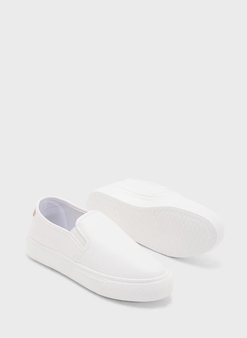 Spot-On Snake Platform Slip On Shoe