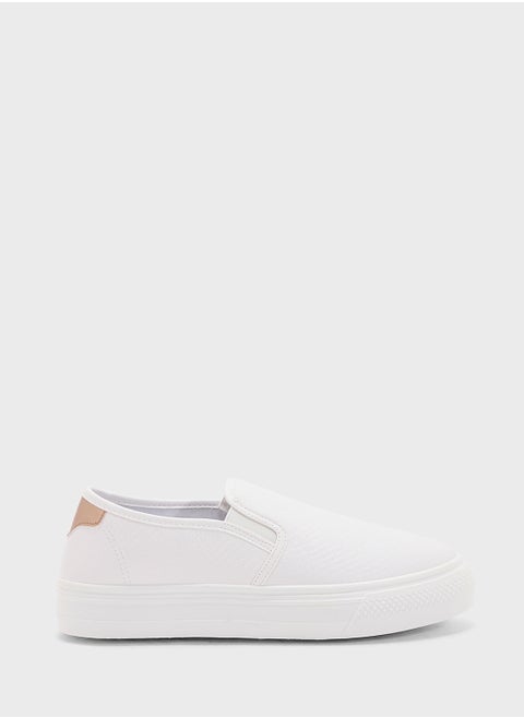 Snake Platform Slip On Shoe