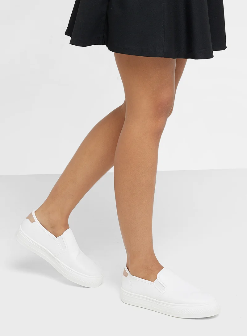 Spot-On Snake Platform Slip On Shoe