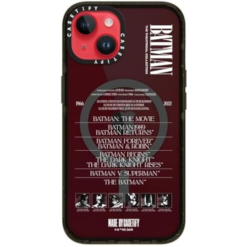 Casetify Impact iPhone 14 Case 【Batman Co-Lab / 4X Military Grade Drop Tested / 8.2ft Drop Protection/Compatible with Magsafe】 - A Hero Can be Anyone - Clear Black - Image 5