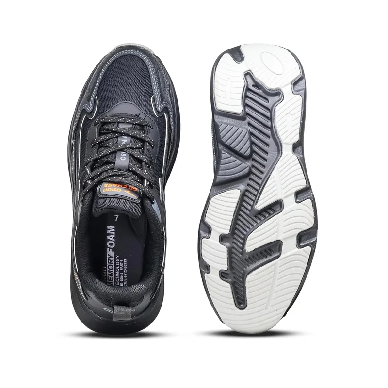 أسيان Black Sports Shoes for Men and Boys