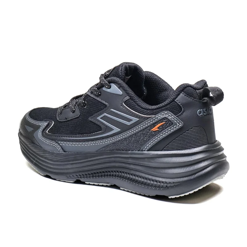 أسيان Black Sports Shoes for Men and Boys