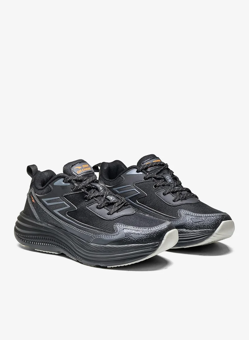 أسيان أحذية رياضية سوداء للرجال والأولاد