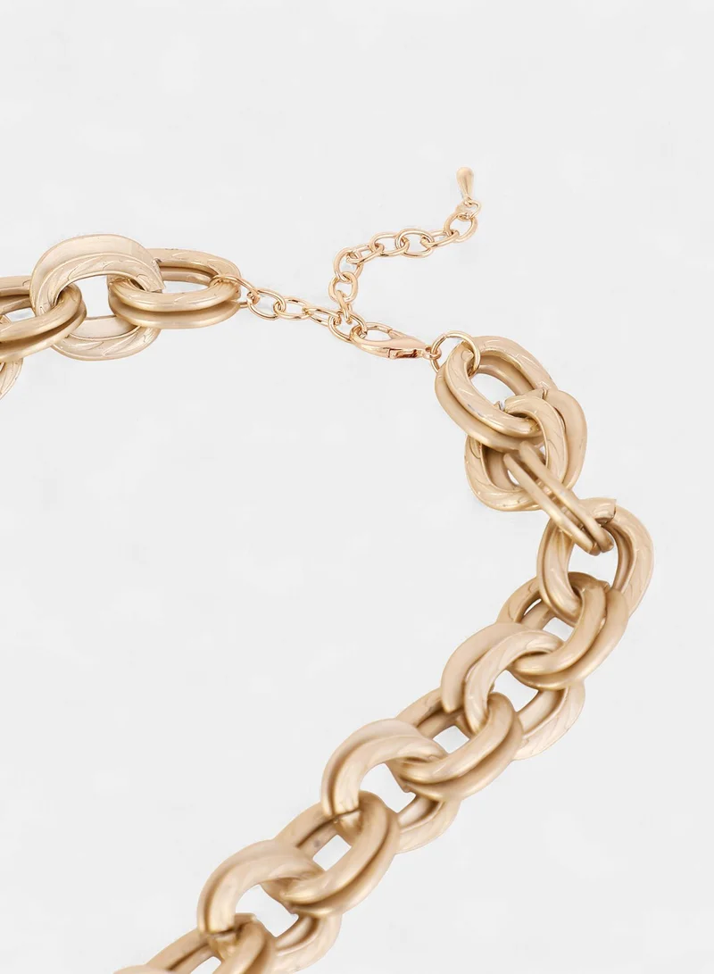 SOHI Coeur-Chain Statement Artificial Necklace Jewellery