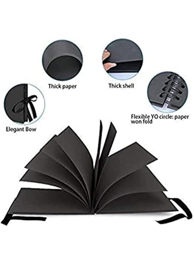 هومستر ألبوم الصور DIY مع الأدوات الزخرفية ، هدايا السجل الحرفية اليدوية للذكرى السنوية ، حفل الزفاف ، عيد الميلاد ، يوم الحب ، السفر ، التخرج مع 80 صفحة - Image 5