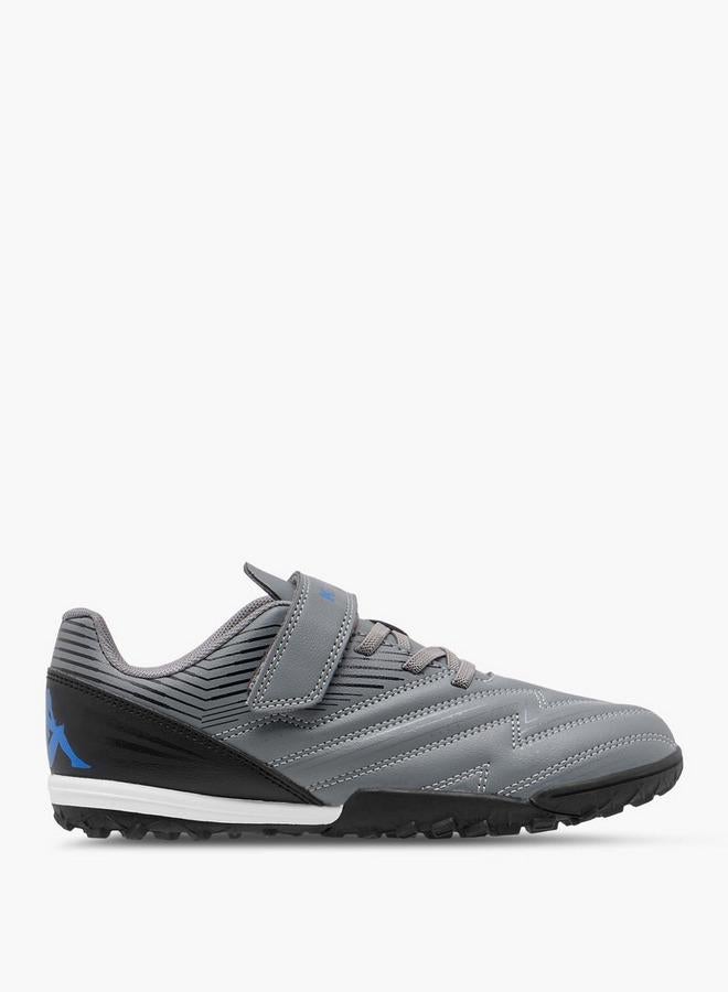 Kappa Boys' Panelled Football Shoes with Hook and Loop Closure - Image 3