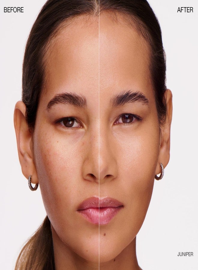 أوجي كريم أساس سائل أوجي لتنعيم البشرة - مرطب خفيف الوزن وملون للوجه (جونيبر 3.25W - لون برونزي متوسط فاتح، درجة لون ذهبية مشرقة) - مع فيتامين سي وزيت الجوجوبا - عضوي معتمد - Image 3