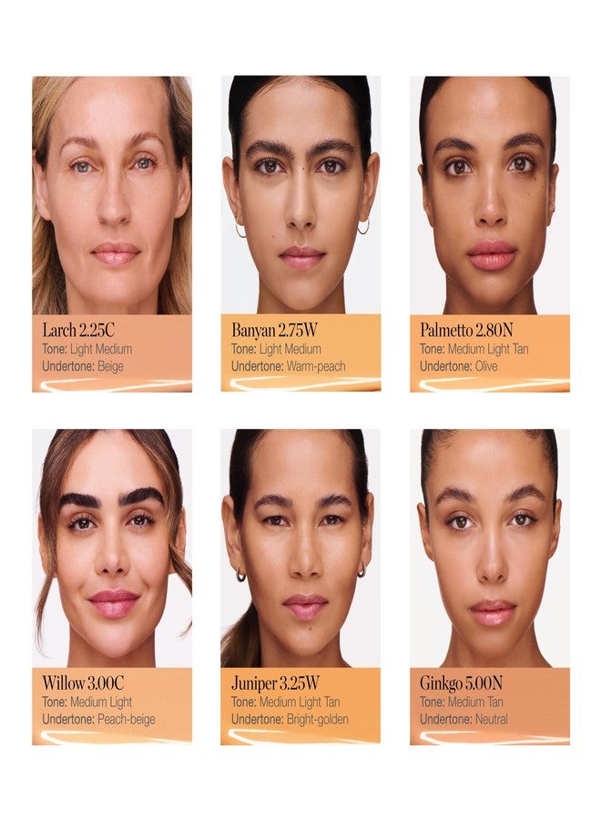 أوجي كريم أساس سائل أوجي لتنعيم البشرة - مرطب خفيف الوزن وملون للوجه (جونيبر 3.25W - لون برونزي متوسط فاتح، درجة لون ذهبية مشرقة) - مع فيتامين سي وزيت الجوجوبا - عضوي معتمد - Image 5