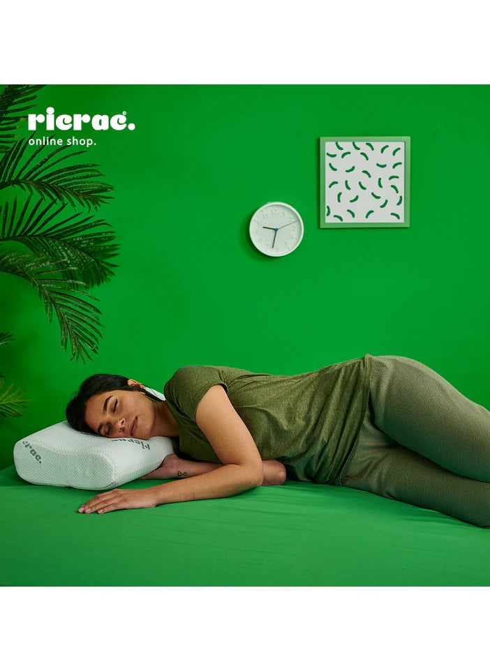 ricrac - Neck And Shoulder Pain Contour Memory Foam Pillow - Image 1