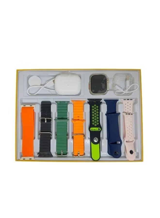 micro speed Smart Watch for Men & Women – 49MM BT Calling Fitness Smart Watch with 7 Extra Bands, Free Watch Case & Earbuds – Sports Mode, Heart Rate Monitoring, Soft & Comfortable Design - Image 4