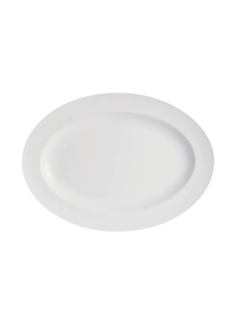 Simple Plus Oval Rim Plate 30Cm (11 3/4")
