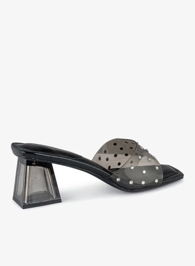 Vincci Women One Strap Mid Heel Sandals